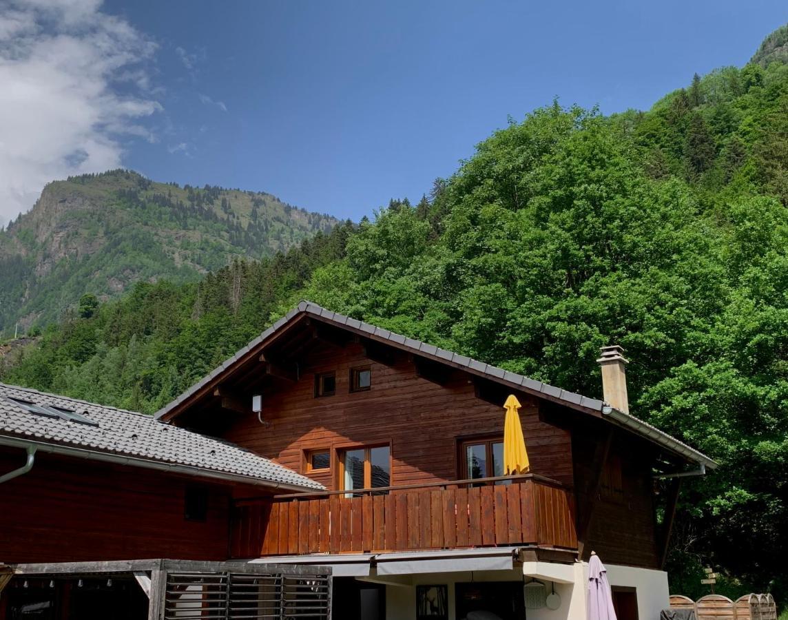 Appartement Avec Jacuzzi Dans Chalet Prive, Grande Terrasse, Parking Gratuit Les Houches Kültér fotó